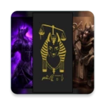 anubis wallpapers android application logo